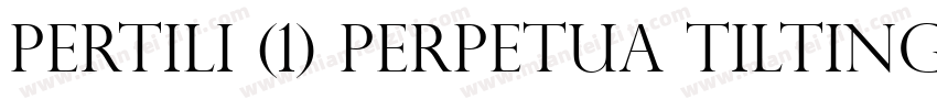 PERTILI (1) Perpetua Tilting MT字体转换